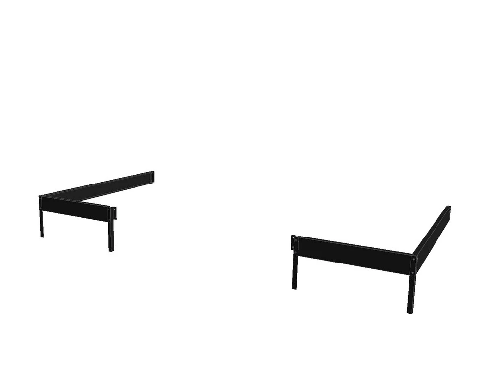 Royal Well Fundering Veranda 4,4 Zwart Gecoat - Afbeelding 1